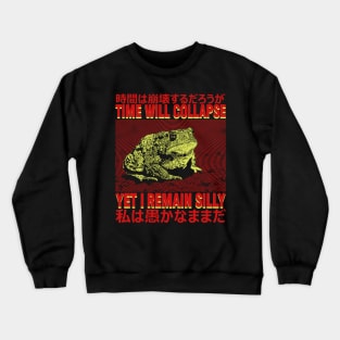 I Remain Silly Frog Japanese Crewneck Sweatshirt